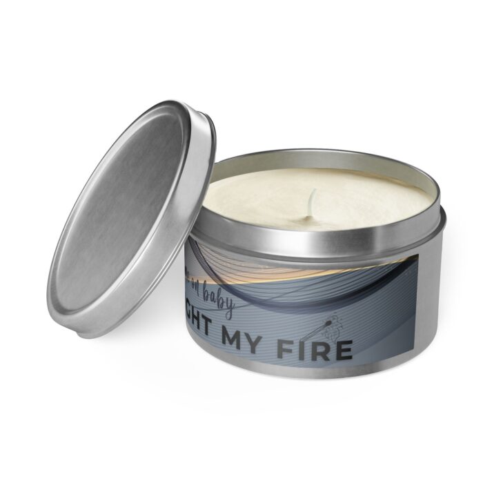 Silver Light My Fire Tin Candle - Image 5