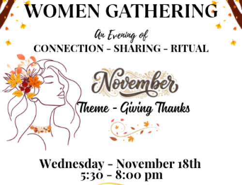 November’s Women Gathering – Giving Thanks